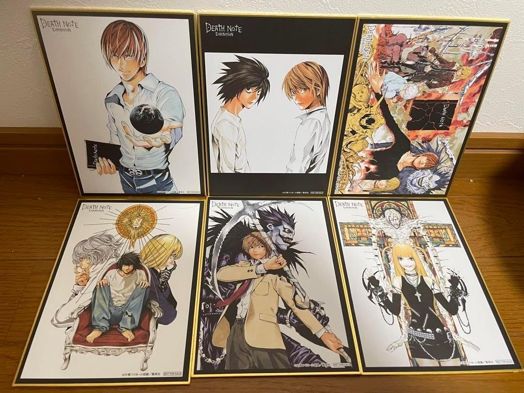 DEATH NOTE EXHIBITION デスノート 原画展 フレーム付きポストカード